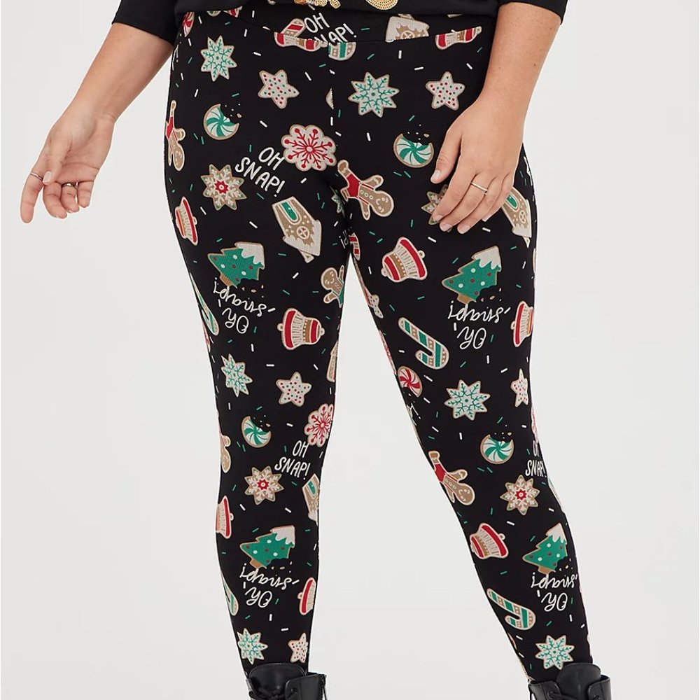 🎄🎅NWT Torrid Premium Christmas Cookie Holiday Leggings, Plus Size 2x (18/20)
